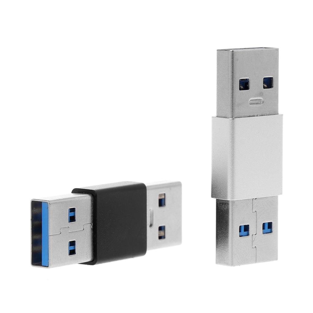 1 шт. Портативный USB 3.0 Male-Male Удлинительный Адаптер Высокоскоростной Соединитель Муфта Прочный Стабильный Мини Легкий Адаптер