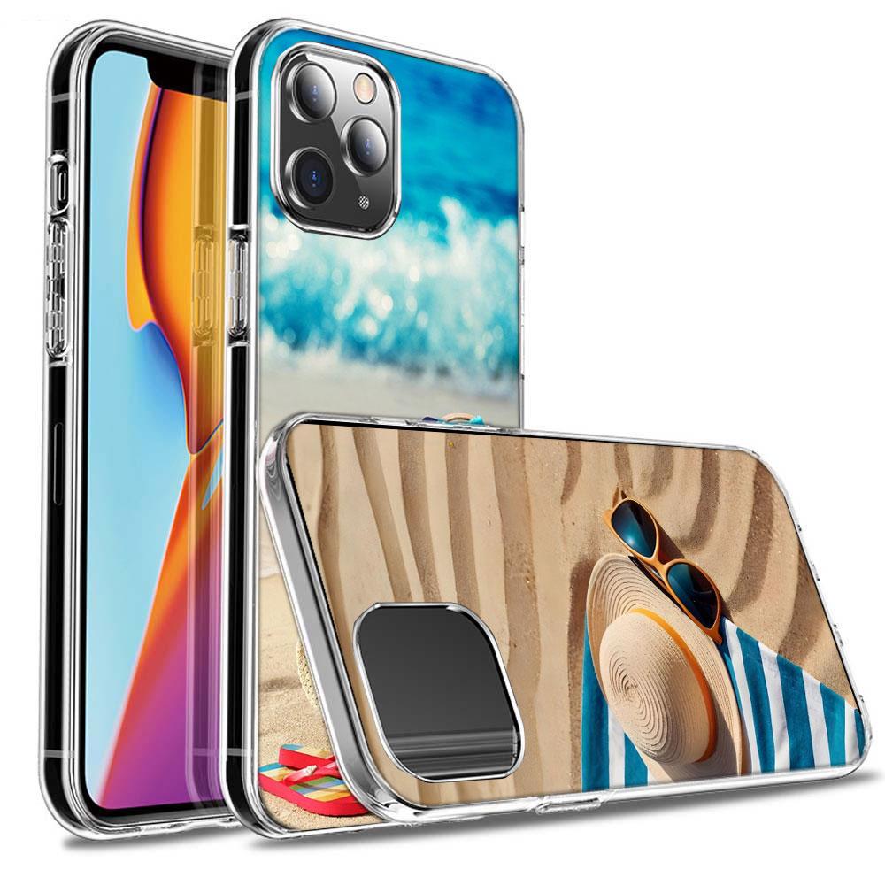 Летнее настроение Море, Пляж, Песок Чехол для телефона Для Iphone 16E 15 Pro 14 Plus 17E 16 17 Pro Max Air 11 12 13 Mini Ударопрочный Capa Cut