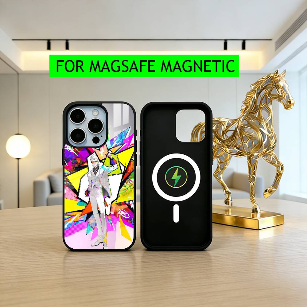 КРУТОЙ МУЖЧИНА Чехол для телефона T-to B-be H-hero X-es Для iPhone17,16,15,14,13,12,11 Plus,Pro Магнитный с Magsafe Беспроводная зарядка
