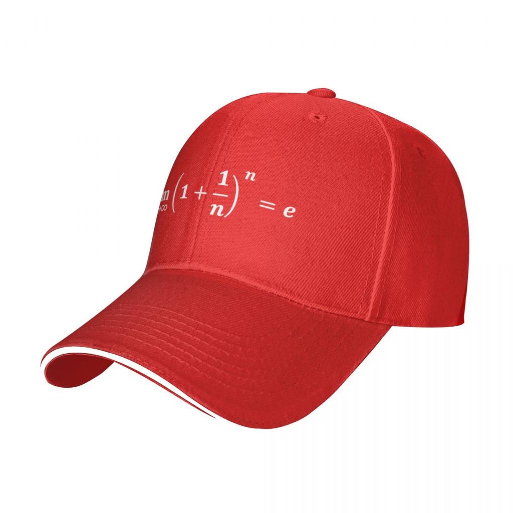 Math Equations: Limit Equals the Exponential E, Calculus and Math Baseball Cap Icon Boy Cap Women'S