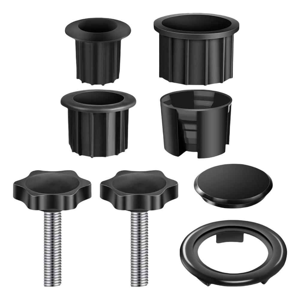 1 Set Sun Umbrella Base Bracket Accessories Plastic Pipe Sleeve Fixing Screws Patio Parasol Umbrella Base Stand