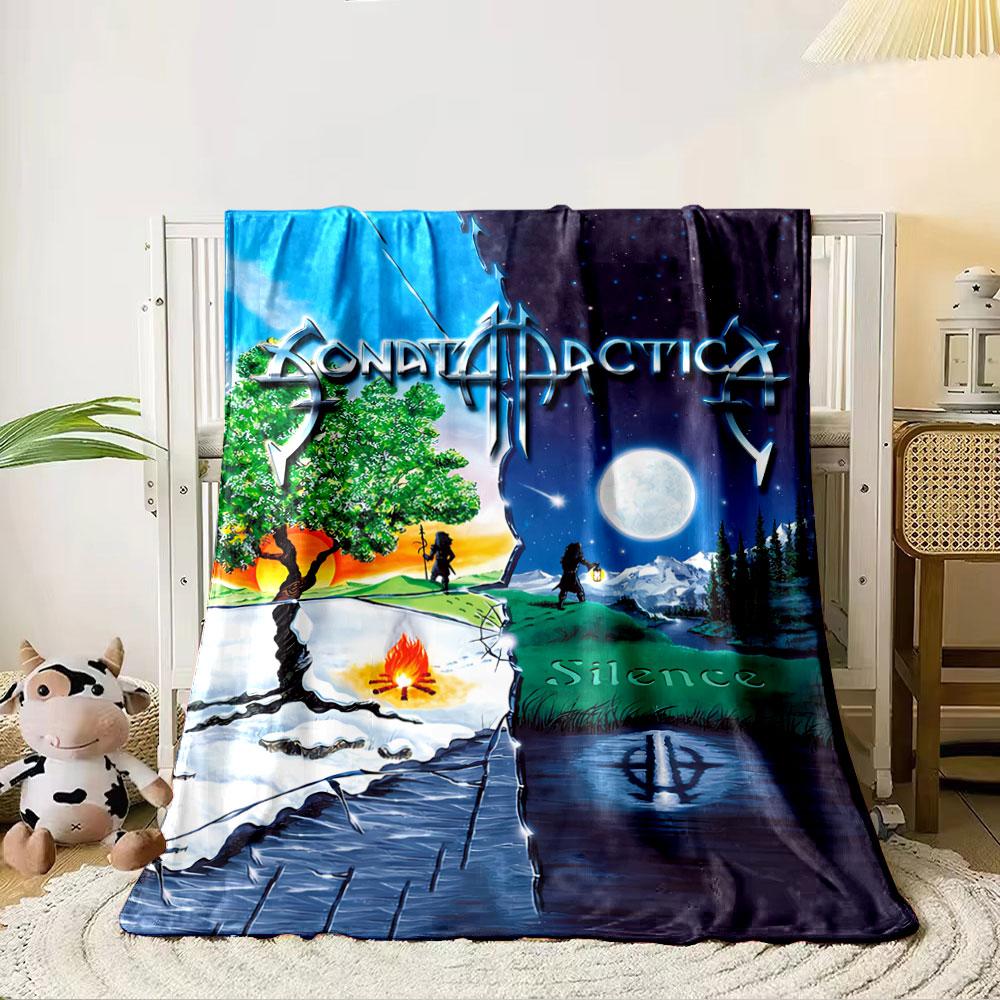Sonata Arctica Silence Blanket for all seasons blanket lunch break throw gift