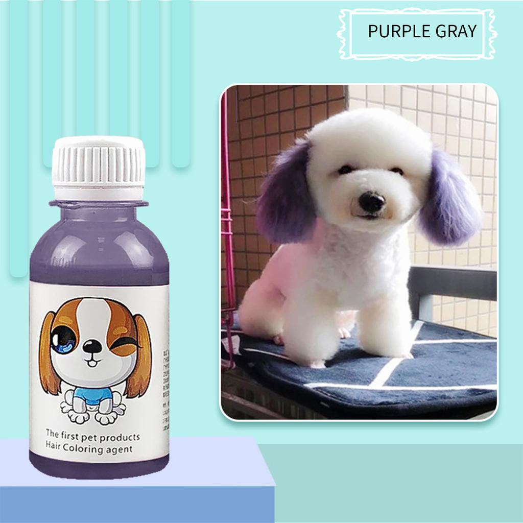 Шампунь для нанесения цвета для собак, полуперманентный шампунь для окраски собачьей шерсти, безопасный шампунь, не шампунь