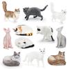 Calico Ragdoll Cat Cat Figure Model For Kids Learning Toy And Decorative Display