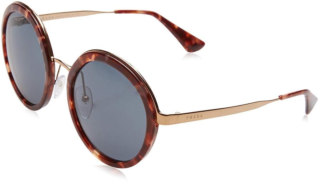 Prada 0Pr50Ts Ue02K1 Pink 54 Women's Sunglasses, Havana/Grey,