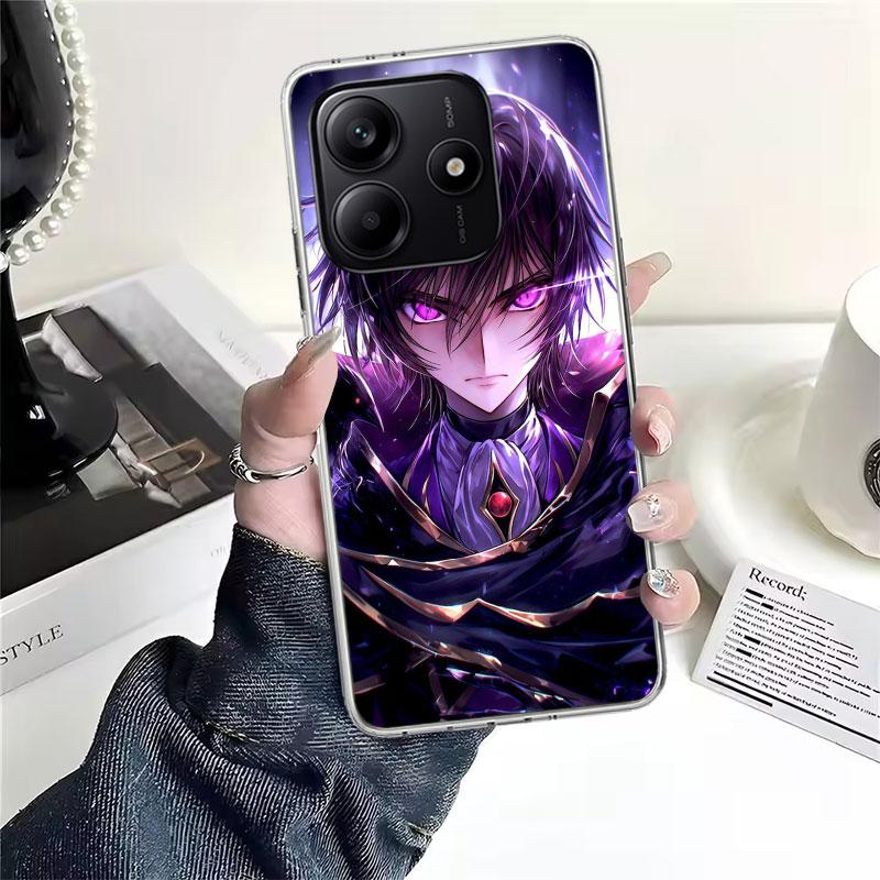Мягкий чехол для телефона Code Geass для Xiaomi Redmi Note 15 14 14S 13 12 Pro Plus 12S 11 11S 11E 10 10S 11T 5G Fundas Coque Redmi