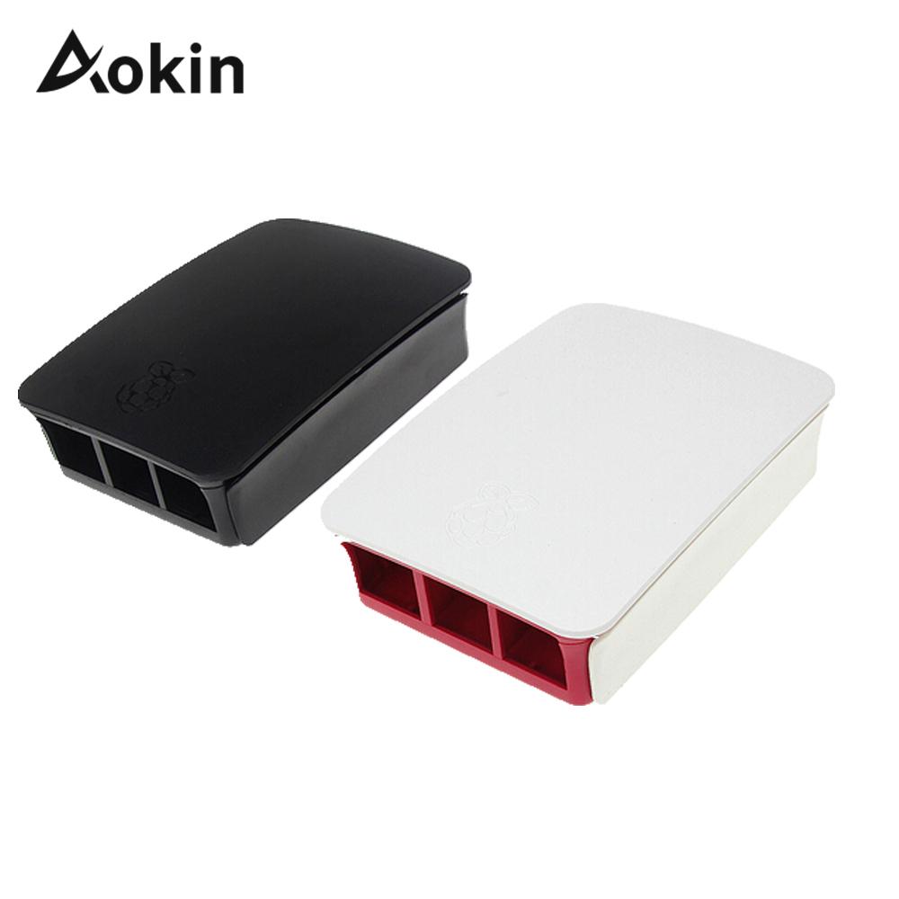 Aokin Case For Raspberry Pi Case Black White Red Protective Shell Cover For Raspberry Pi Couqe 3 B