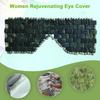 Natural Jade Eye Cover Cooling Eye Cover Hot Cold Stone Therapy Massage Tool for Healthy Skin Anti-Aging Headache Relief Home Beauty SPA Massager