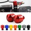2Pcs Motorcycle CNC Aluminum M8 M10 Rear View Mirror Hole Plugs Screws Rearview Mirror Anti-Rust Holder