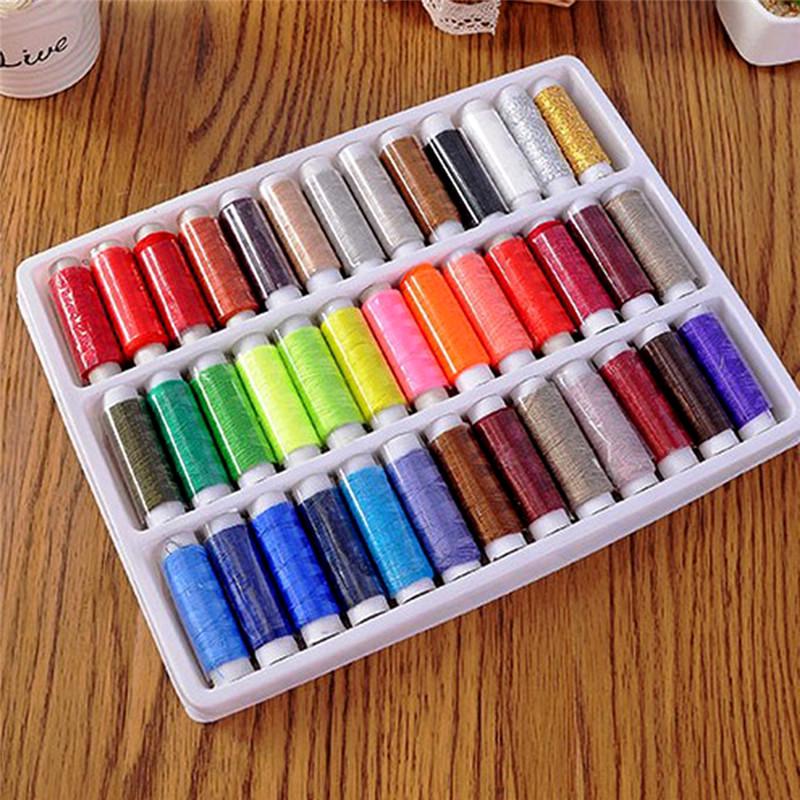 39 шт./набора цветов швейной нити сильные и прочные швейные нити для ручных машин