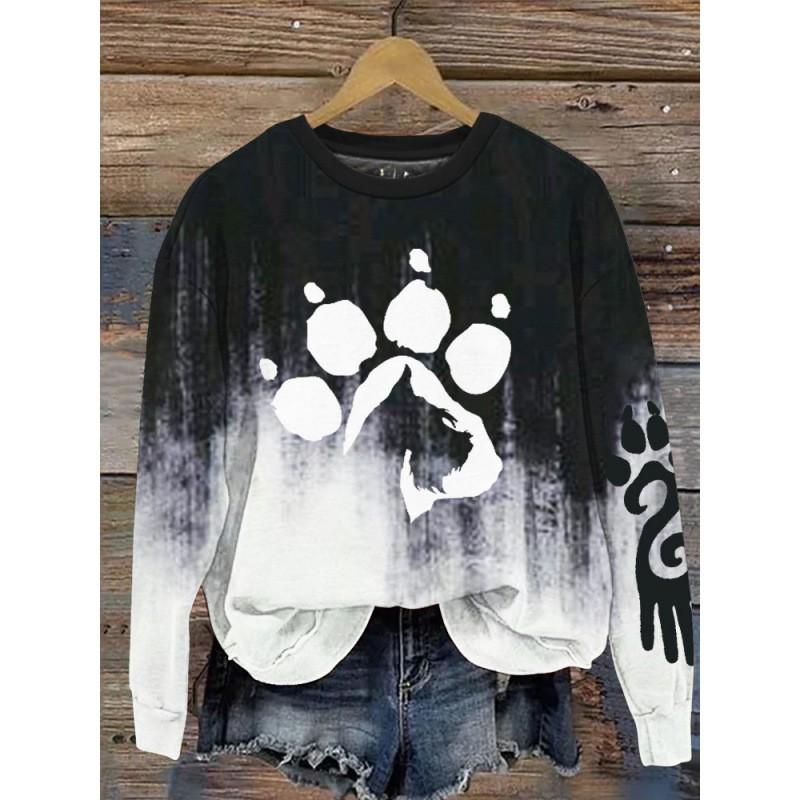 Womens Fall Winter Soft Floral Knit Sweater Round Neck Long Sleeve Outerwear Innerwear