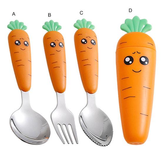 Useful Easily Cleaned Dining Non-slip Smooth Surface Mud Scraping Spoon for Kitchen Children Cutlery