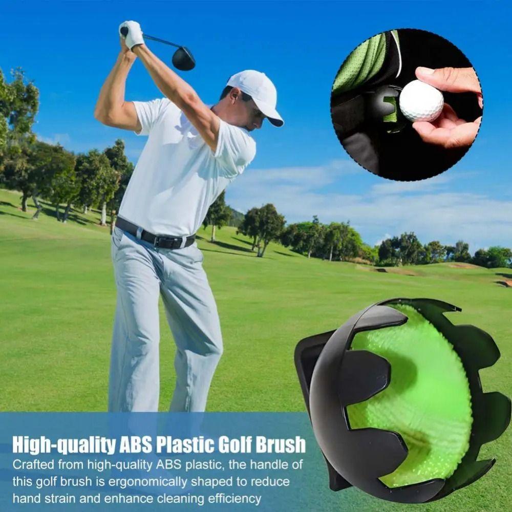 Lightweight Portable Golf Ball Washer Single Handed Design Wearable Golf Brush Gifts