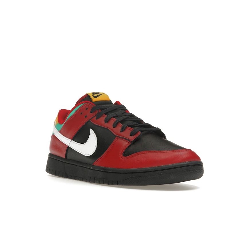 Nike Кроссовки Dunk Low LTD Biker Tattoos Unisex красные черные белые FZ3057-001