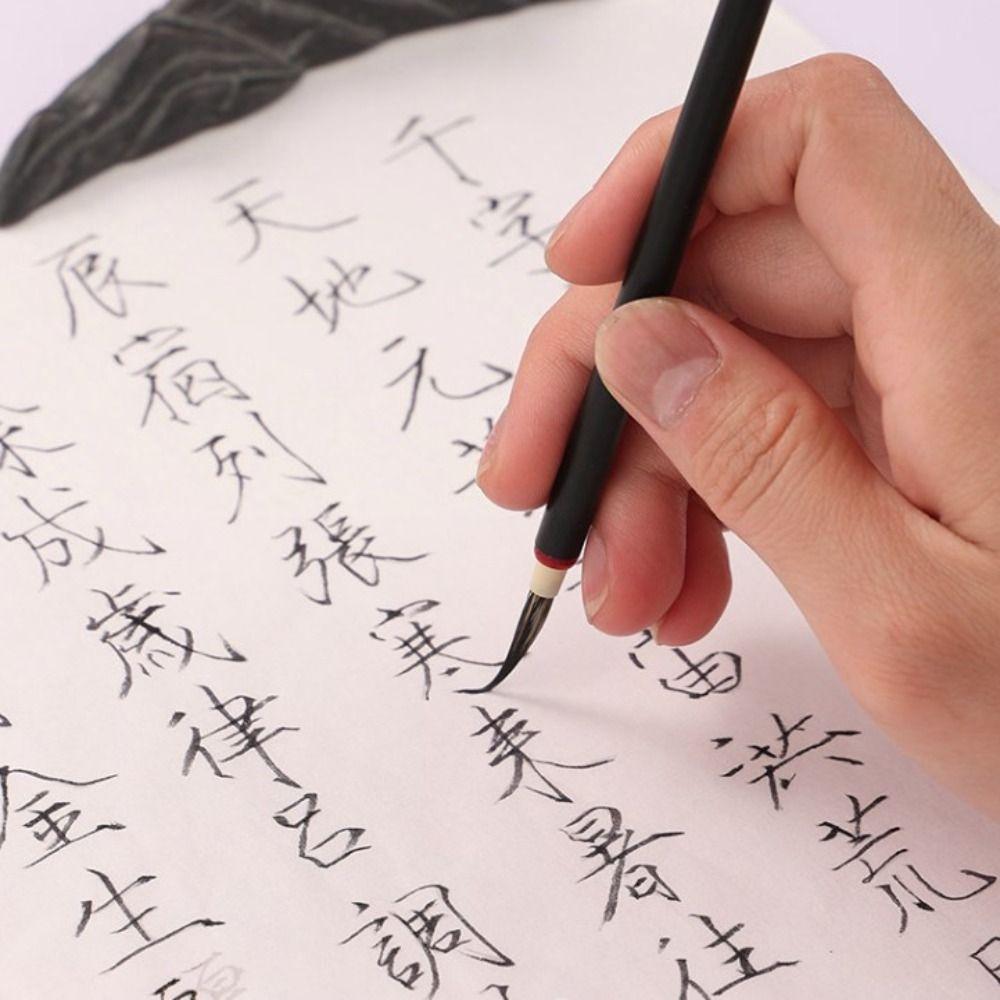 Кисть для китайской каллиграфии с масляной акварелью Wolf Hair Hook Line Fine Paint Brush Class
