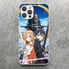 Чехол для телефона Sword Art Online Аниме Для iPhone 17 16 15 14 13 12 11 Pro Max Mini Plus Air 7 SE 8 Мягкий Силиконовый Печатный Чехол Funda F