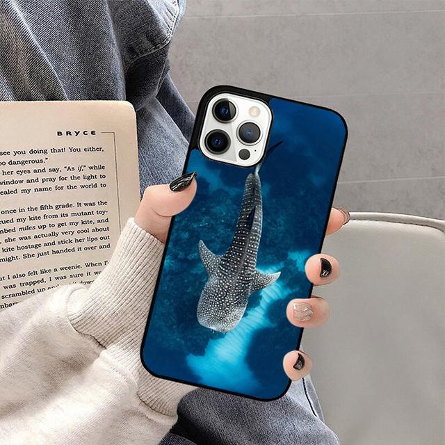 Чехол для телефона Рыба Китовый Акула Для iPhone 17 Air 16 15 14 13 12 11 Pro Max Plus Max Cover Shell coque