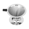 105mm Outer Diameter Coffee Filter Stainless Steel Funnel Type Accurate Coffee Dripper for Home