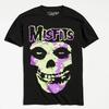 Misfits Хлопковая футболка с принтом Мужская Череп Панк-рок группа Футболка Y2K Гранж S-4XL