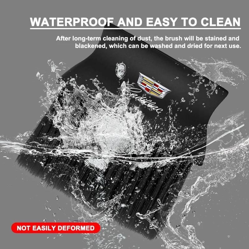 Car Air Conditioning Vent Dust Removal Brush Gap Cleaning Brush for Cadillac ATS BLS CT5 CT6 CTS ESCALADE STS XT4 XTS Sticker