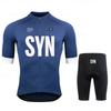2025 Synful Мужская велосипедная одежда Комплект футболки с коротким рукавом для горного велосипеда Триатлон MTB Лето