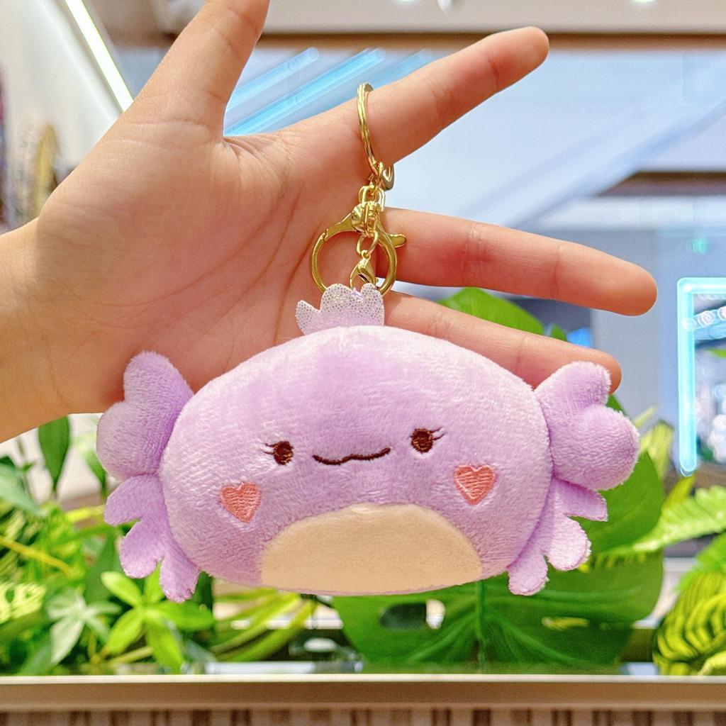 Мультяшный плюшевый брелок-краб - Морское животное, украшение для рюкзака