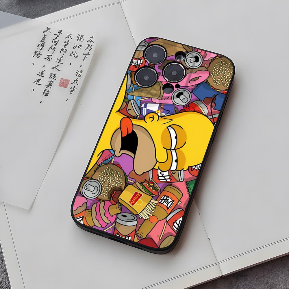 Чехол для телефона Funda Для Iphone 14 13 17 16 11 15ProMax 12 Pro Max Mini Xr Xs X 7 Plus Чехлы TheS S-Симпсоны