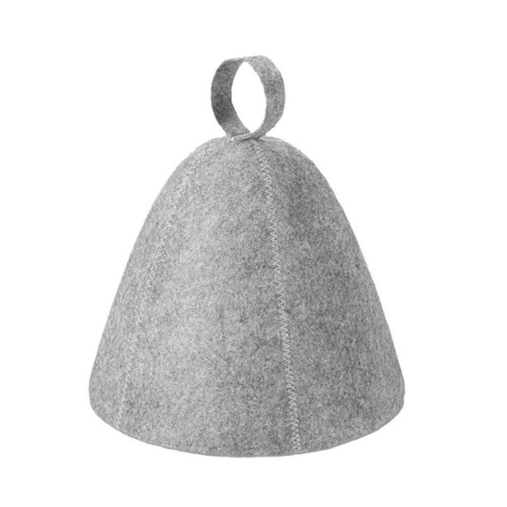 Heat Resistant Sauna Cap Thermal Protection Felt Sauna Cap Head Cover Sauna Hat Gym Steam Room