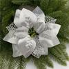 22cm Christmas Flower Artificial Lifelike Flowers Party Christmas Tree Wreath Decoration