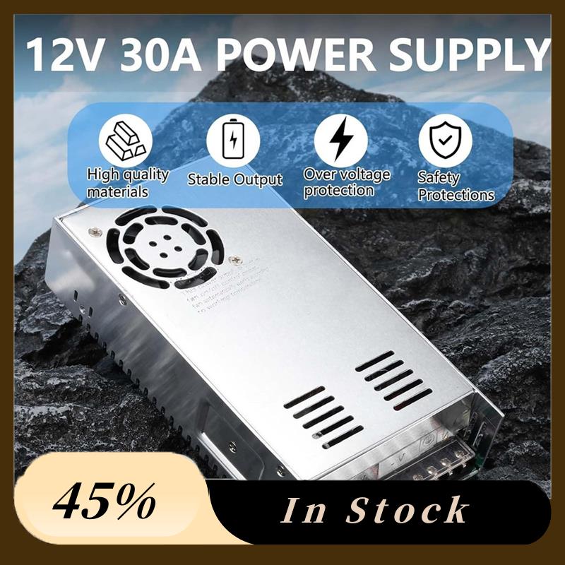 Универсальный импульсный регулируемый блок питания AC-DC A60Z110V 12V 30A 360W Адаптер-трансформатор для светодиодного драйвера Для светодиодной ленты