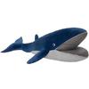 45-120cm Giant Open Mouth Whale Plush Toy Blue Marine Animal Stuffed Doll Huggable Shark Soft Animal Pillow Floor Mat Kids Gift