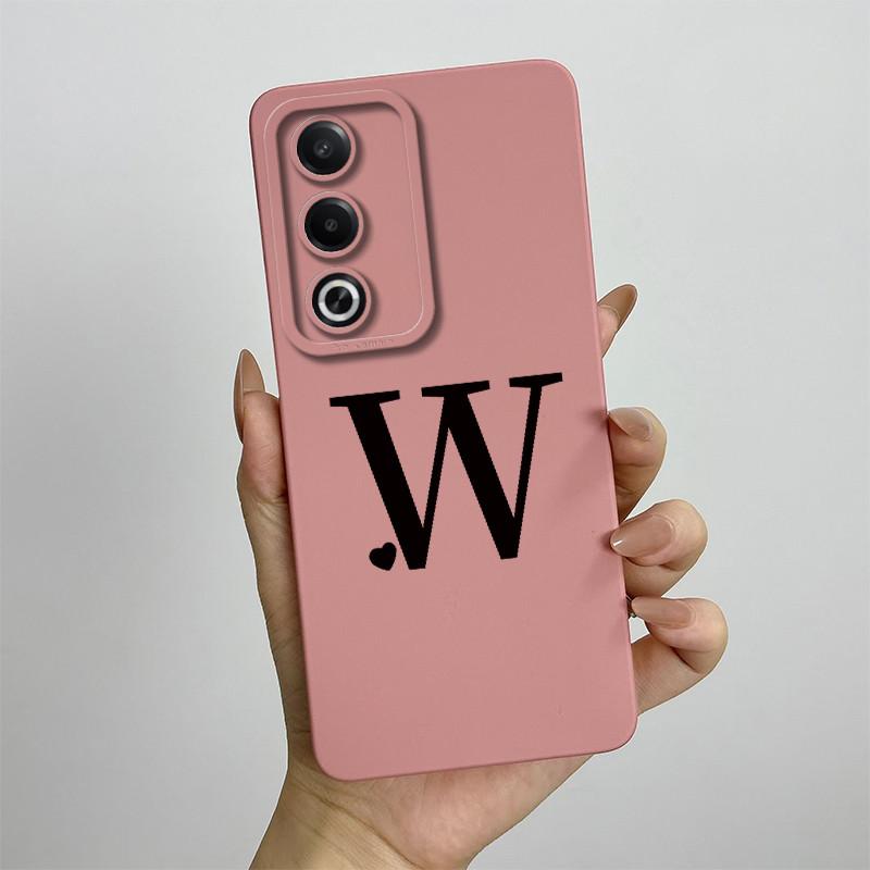 Чехол для Oppo A80 5G OppoA80 CPH2639 Чехол Милые Буквы Квадратный Силиконовый Чехол для Телефона Для Oppo A3 Pro 5G A3Pro CPH2665 Мягкие Fundas