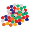 60x Counting Chips Plastic 22mm Mixed Colors for Poker Mahjong Accessories