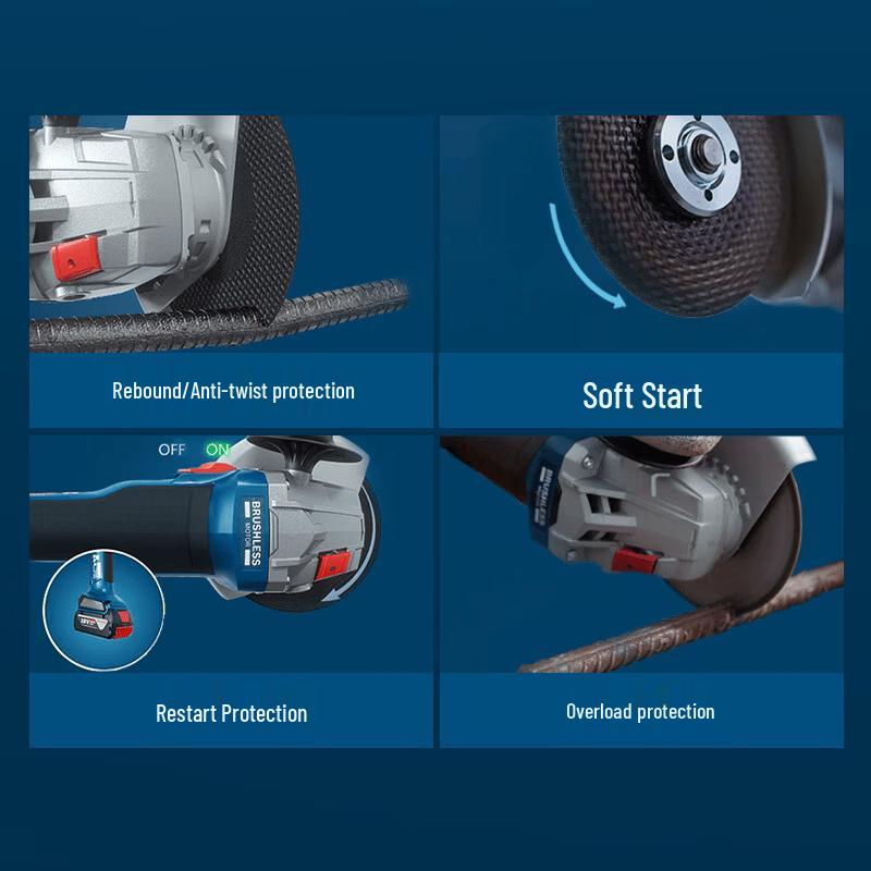 Bosch GWS 18V-LI 18V Cordless Angle Grinder Kit CN plug (adapter included)