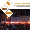 8PCS Amber LED Rear Side Marker Clearance Lights 12V for Truck Trailer RV Bus Boat | Waterproof Flat Base