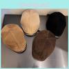 Autumn Corduroy Flat Beret Hat Cap For Lightweight Breathable Commuting Gift