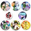 32/44/58mm Cartoon Figure GON Killua Kurapika Leorio Round Display Brooches Lapel Pins Hunter X Hunter HD Print Brooch Anime Badge Jewelry