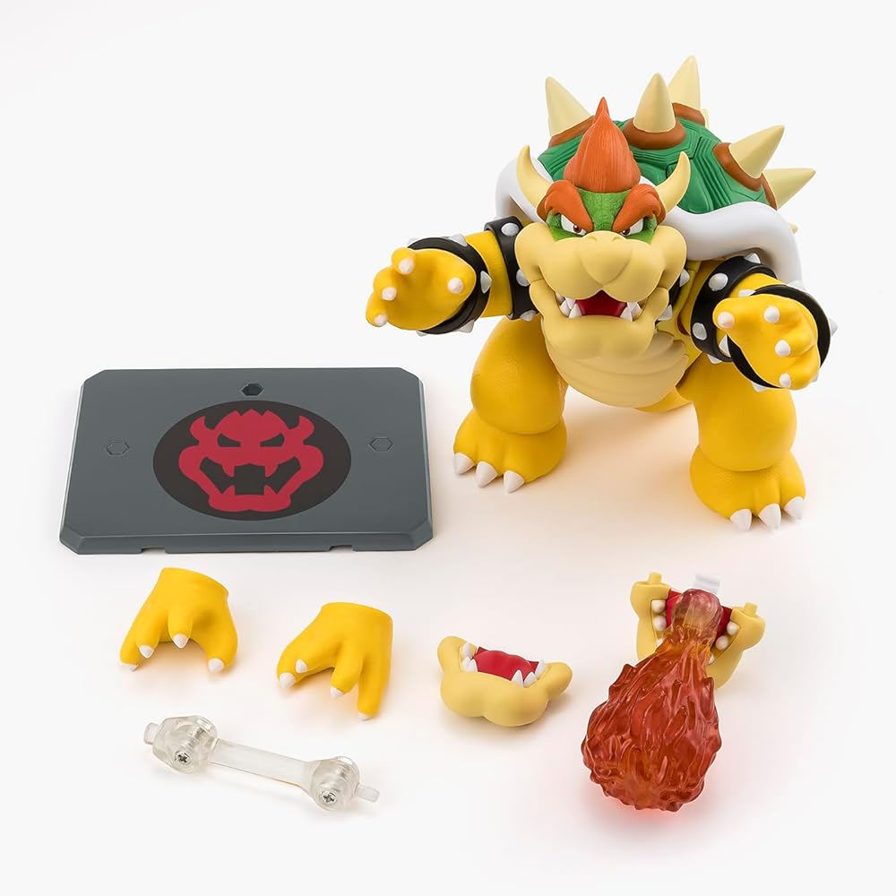 НАРОДЫ ТАМАШИИ SH. Figuarts Super Mario Боузер 130 мм ПВХ АБС Окрашенная Фигурка Действия