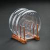 Wooden Puer Tea Cake Display Stand Handmade Retro Style 3/5/7 Discs Natural Rosewood Wenge