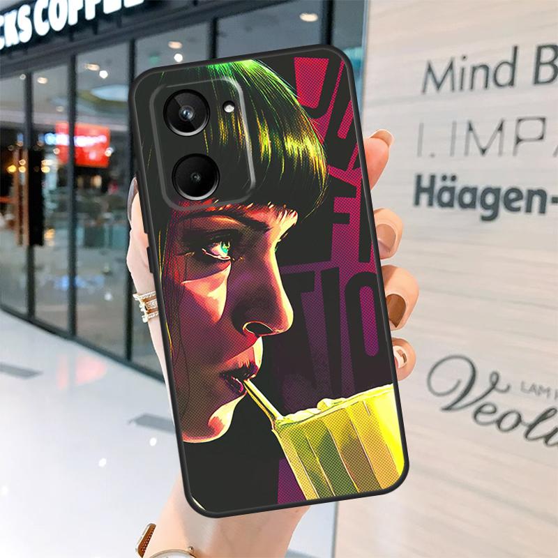 Чехол Mia Pulp Fiction для Realme 15 Pro 12 11 13 14 Pro Plus GT6 GT7 C55 C51 C53 C25 C63 C61 C65 C67 C71 C75