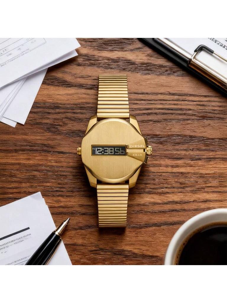 Цифровые часы DZ1961 для женщин/мужчин Классические Роскошные Серебряные из Нержавеющей Стали Женские Часы