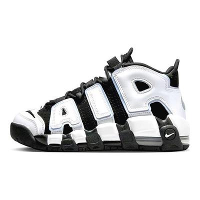 Кроссовки Air More Uptempo Mid top Винтажные Баскетбольные Кроссовки GS Черно-Розовые DQ6200-001(Team40-GSS-BOX)