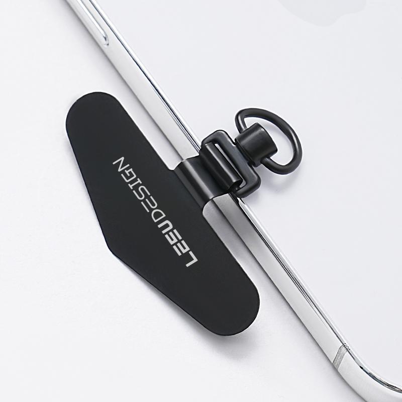 LEEU DESIGN Ультратонкие крепежные элементы для телефона для чехла, ремешок, защита от потери, металлическая защитная накладка