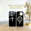 Чехол-крест для iPhone 17, 16, 15, 14, 13, 12, 11 Plus, Pro, магнитный, для беспроводной зарядки Magsafe