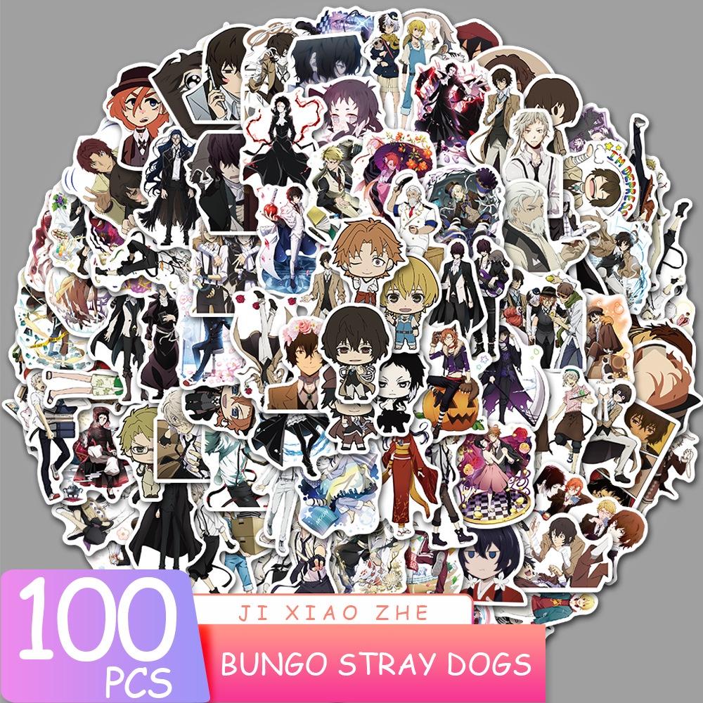 100 штук японских аниме-стикеров с граффити Hunter X Hunter Haikyuu Demon Slayer И многое другое!