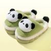 Children's Autumn and Winter Cartoon Panda Cotton Slippers