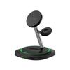 Tech-Protect Qi15W-A46 3In1 Magnetic Magsafe Wireless Charger Black
