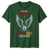 Wild Free Long Live Rock Roll Guitar Wings Unisexs Rock Music Tshirt