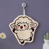 Adorable Cartoon Sheep Coral Fleece Hand Towel for Kids