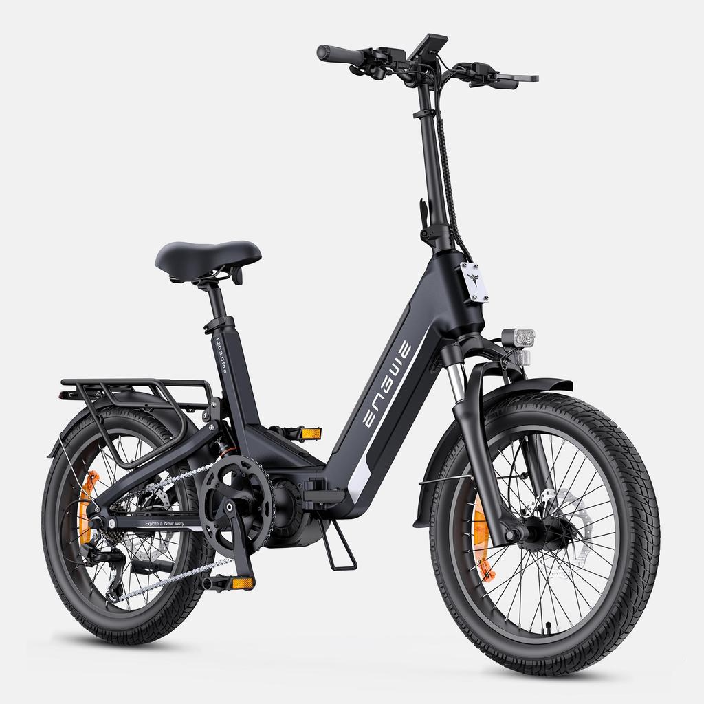 ENGWE L20 3.0 Pro – 100Nm Mid-Drive Motor, 48V15Ah Samsung Battery, 160km Range, 20x3.0 Tires, 7 Speed, Hydraulic Brakes